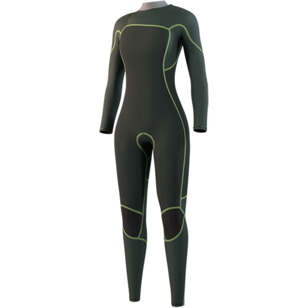 2026 Mystic Womens Evolve Natural Foam 4/3mm Chest Zip Wetsuit 35000.250040 - Black